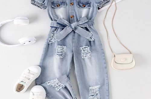 denim suit