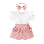 Girls flying sleeve short-sleeved