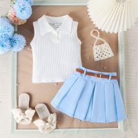 فتيات' ribbed vest