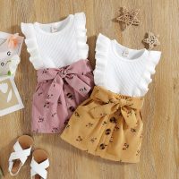 sleeve corduroy skirt